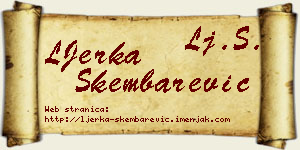 LJerka Škembarević vizit kartica